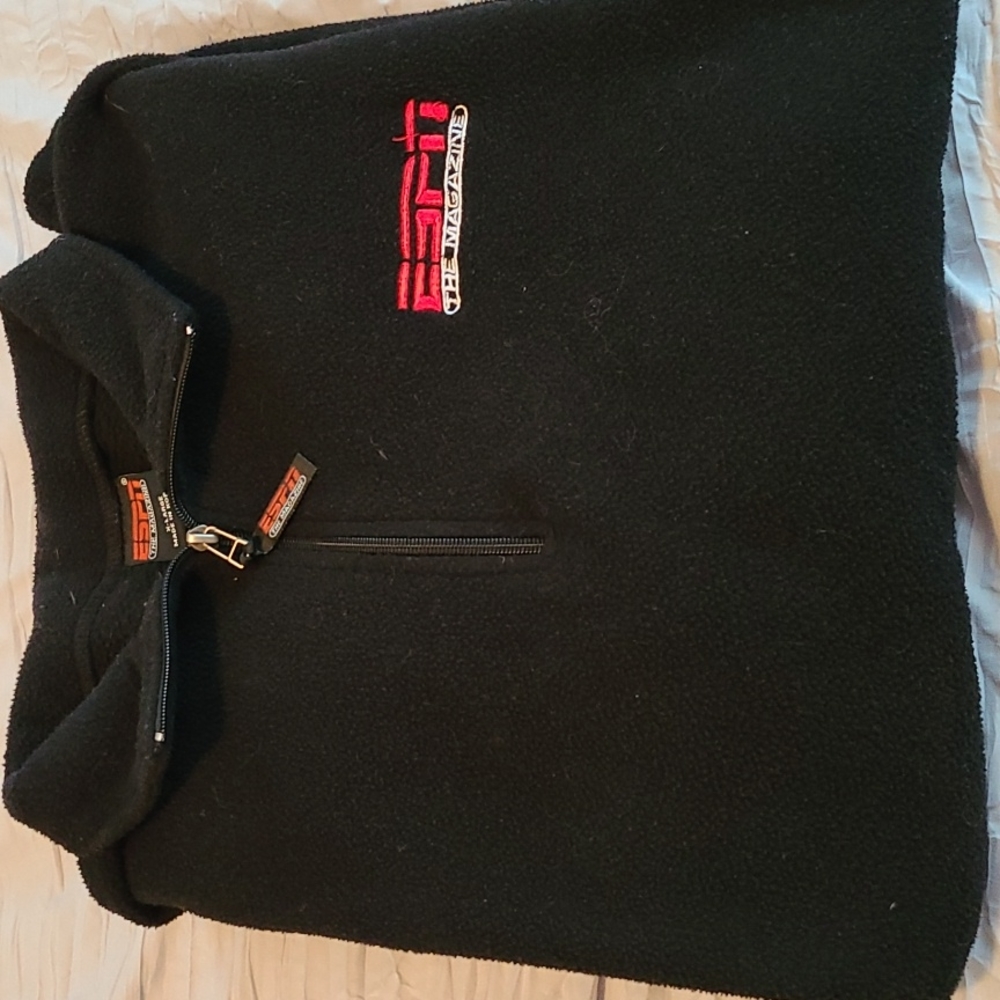 ESPN The Magazine Quarter Zip Fleece - Size XL